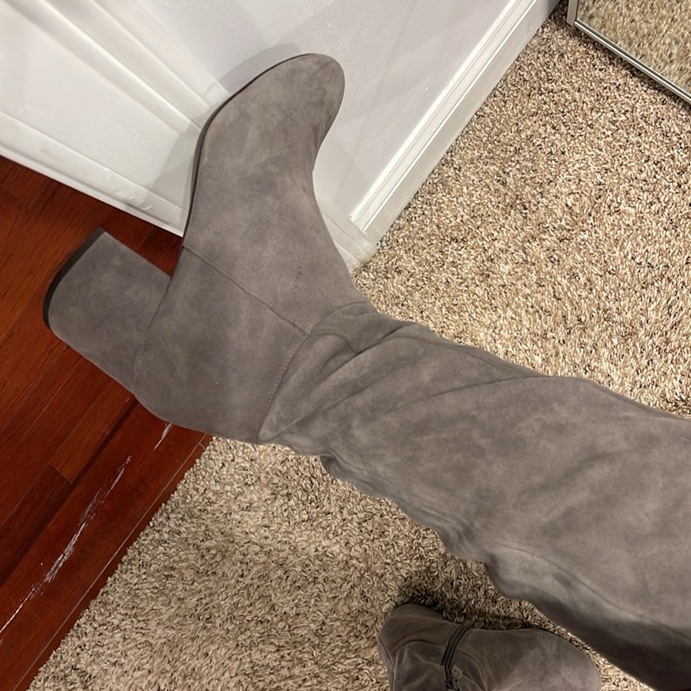 Cole Haan over the knee suede boots - Picture 3 of 6